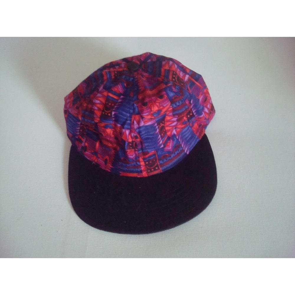 TRIBAL TIKI USA MADE BLANK 80S SURF SKATE STRAPBACK HAT CAP VINTAGE DEADSTOCK A1